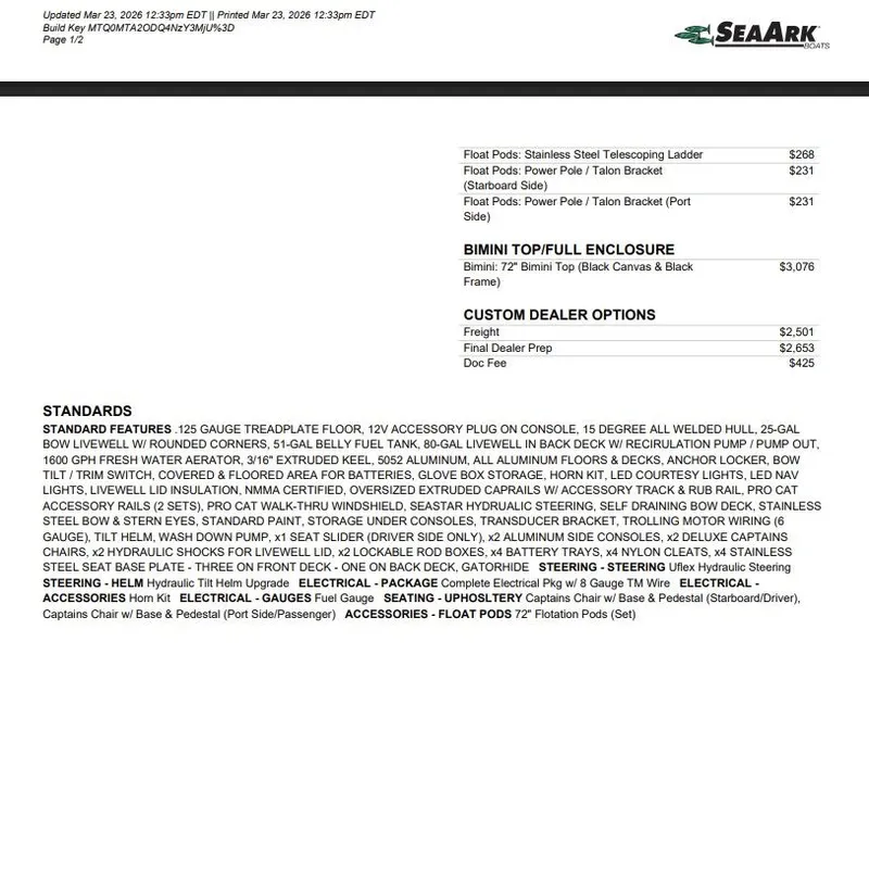 Slide: The Image of SeaArk Pro Cat 200 2027 - 3