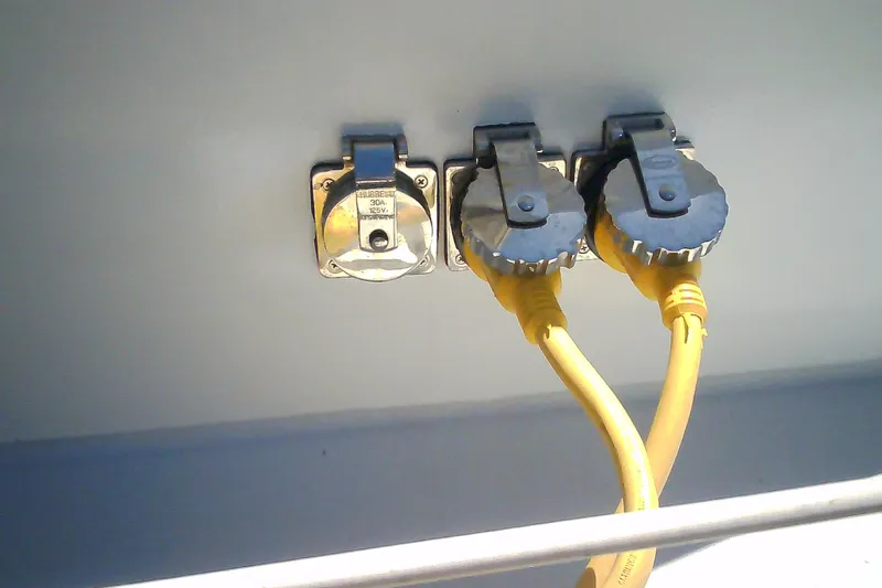 Slide: The Image of New 30 AMP receptacles. - 21