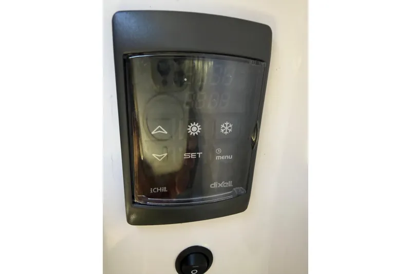 Slide: The Image of Control panel of Dixell iChill system on 2026 Ranieri Cayman Executive. - 25