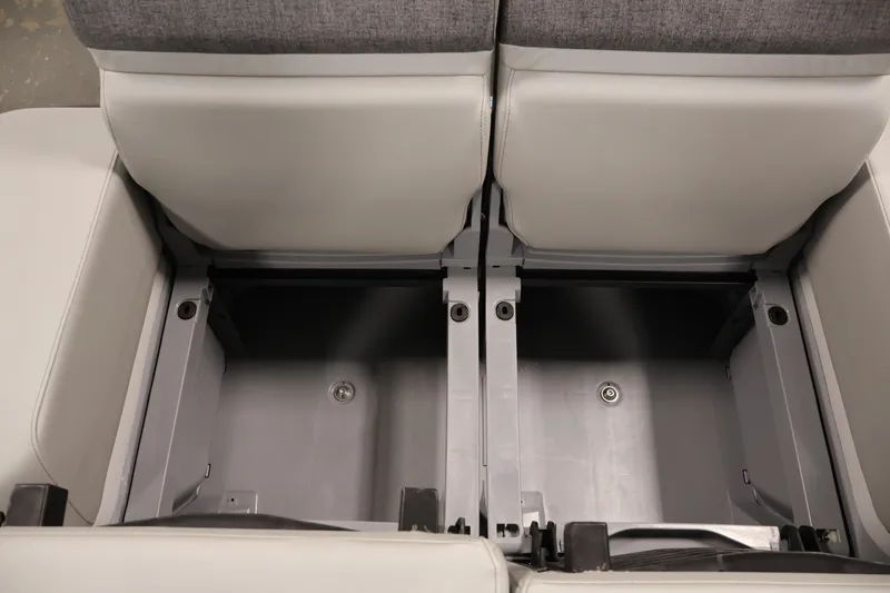 Slide: The Image of Under-seat storage compartments in 2023 Sea-Doo Switch Sport 21 boat. - 23