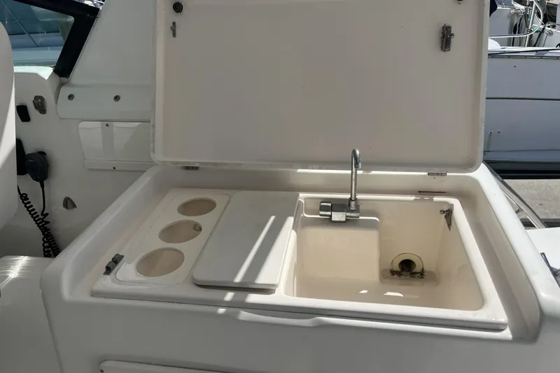 Slide: The Image of Galley area of Tiara Yachts 4300 Open, 2002 model. - 8