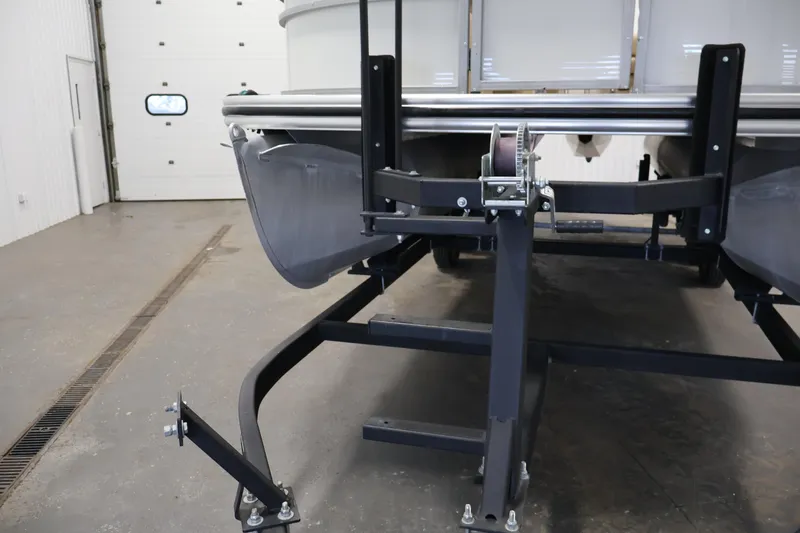 Slide: The Image of 2021 Lowe SS 230 WT boat on trailer in indoor storage facility. - 45