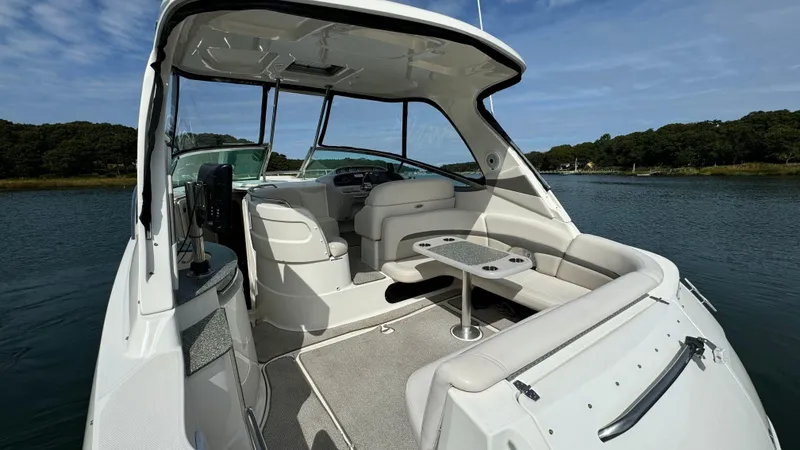 Slide: The Image of 2007 Chaparral Signature 350 boat interior on the water. - 21