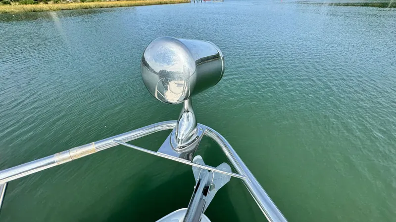 Slide: The Image of Chaparral Signature 350 bow view on calm water, year 2007. - 41