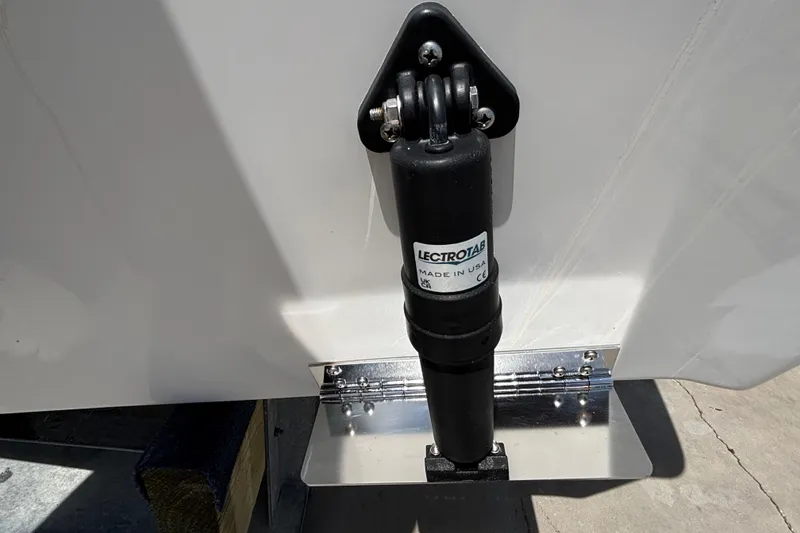 Slide: The Image of Trim tab actuator on 2023 Sea Pro 239 Deep V CC boat. - 22