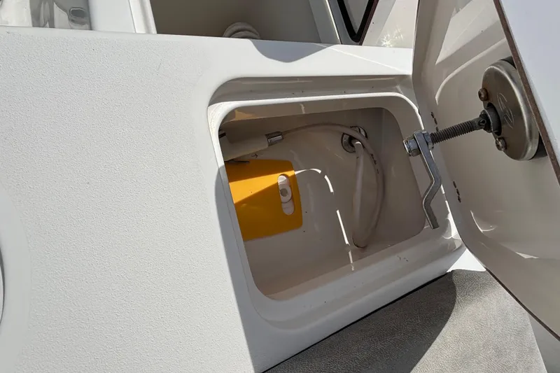 Slide: The Image of Storage compartment on a 2023 Sea Pro 239 Deep V CC boat. - 7