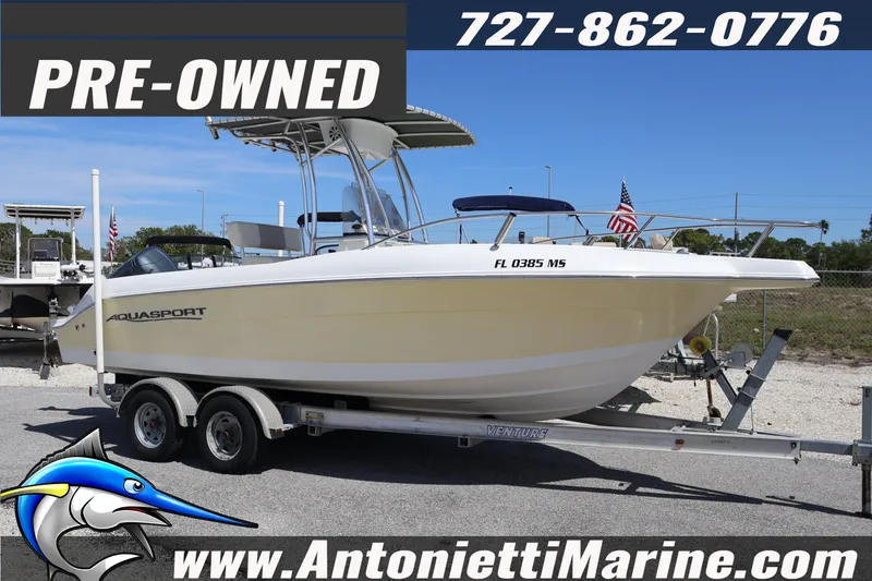 The Image of Pre-owned 2004 Aquasport 205 Osprey boat on trailer at Antonietti Marine. - 1