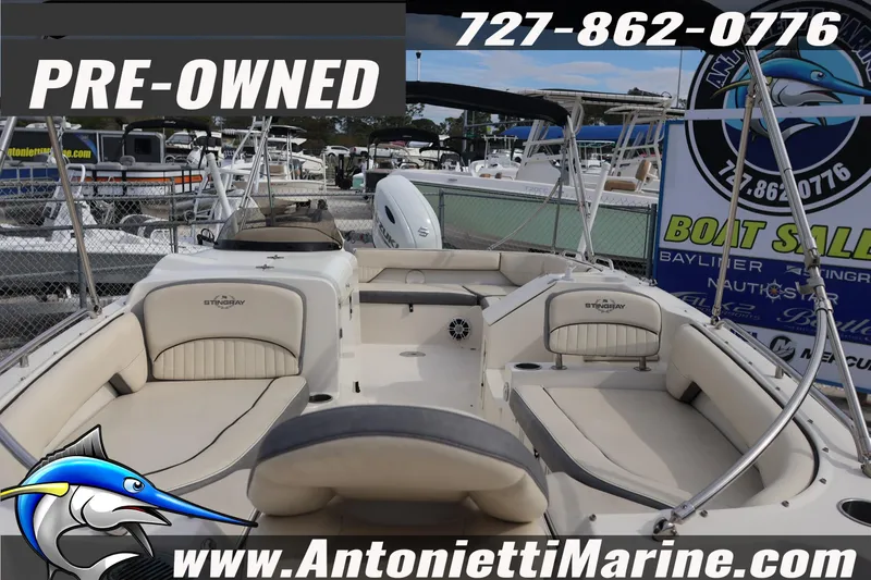 Slide: The Image of Pre-owned 2023 Stingray 212 SC boat for sale at Antonietti Marine. - 6