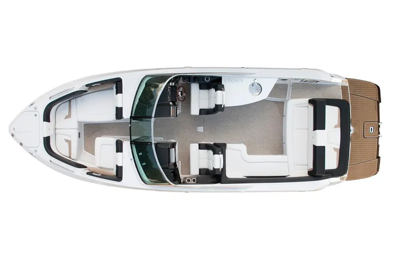 Slide: The Image of Manufacturer Provided Image: 2015 Four Winns Horizon H290 boat interior layout, top view. - 20
