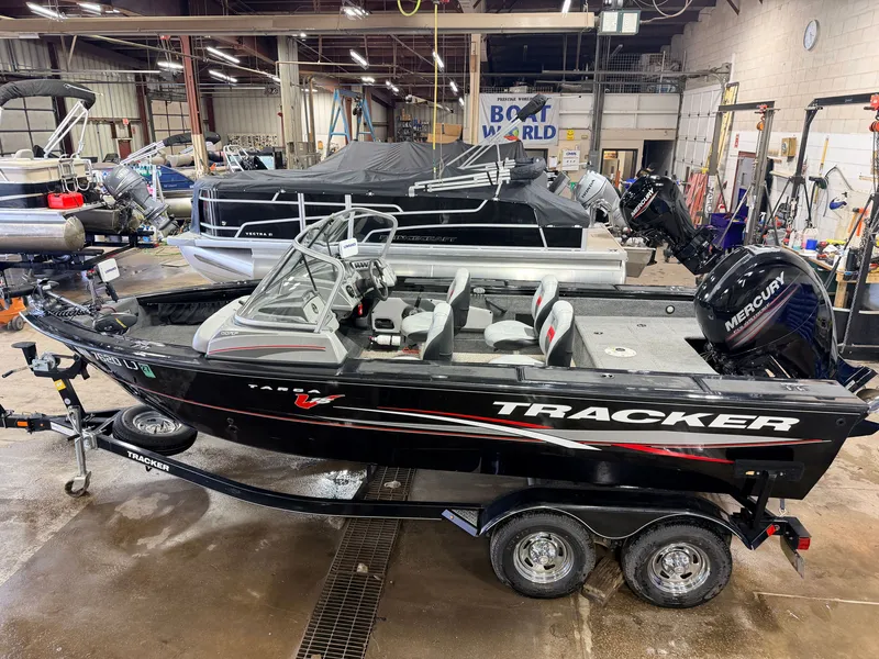Slide: The Image of Tracker Targa V18 WT with 150HP Mercury 4Stroke & Tandem Axle Trailer - $29,995 2016 - 3