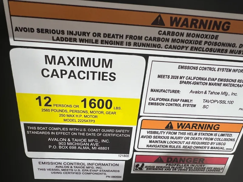 Slide: The Image of Tahoe 2026 Tahoe LTZ 300HP VRB WINDSHIELD SWINGBACK $69995 2026 - 14