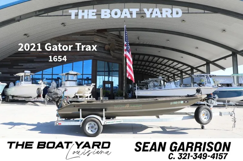 The Image of 2021 Gator Trax 1654 boat on trailer at The Boat Yard, Louisiana. - 0