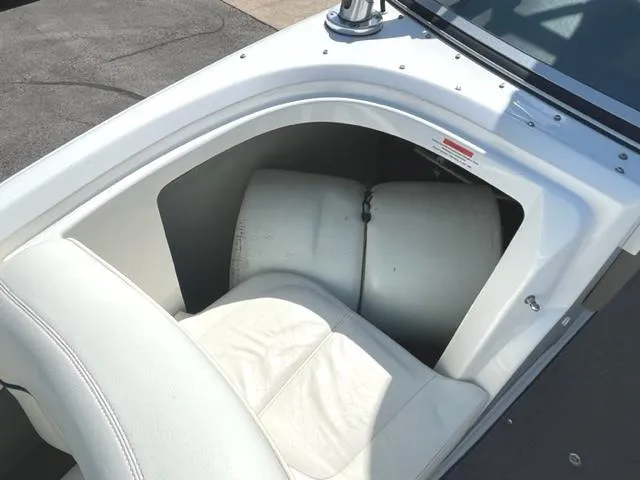 Slide: The Image of Close-up of a 2011 Cobalt 242 WSS boat propeller. - 28