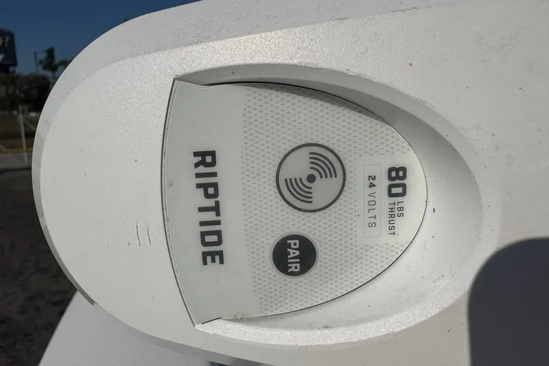 Slide: The Image of Close-up of Riptide motor control panel on 2022 Tidewater 2410 Bay Max boat. - 30