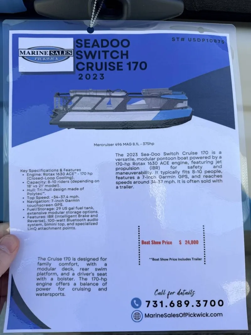 The Image of Sea-Doo Switch Cruise 170 21' - 46pl 2023 - 1