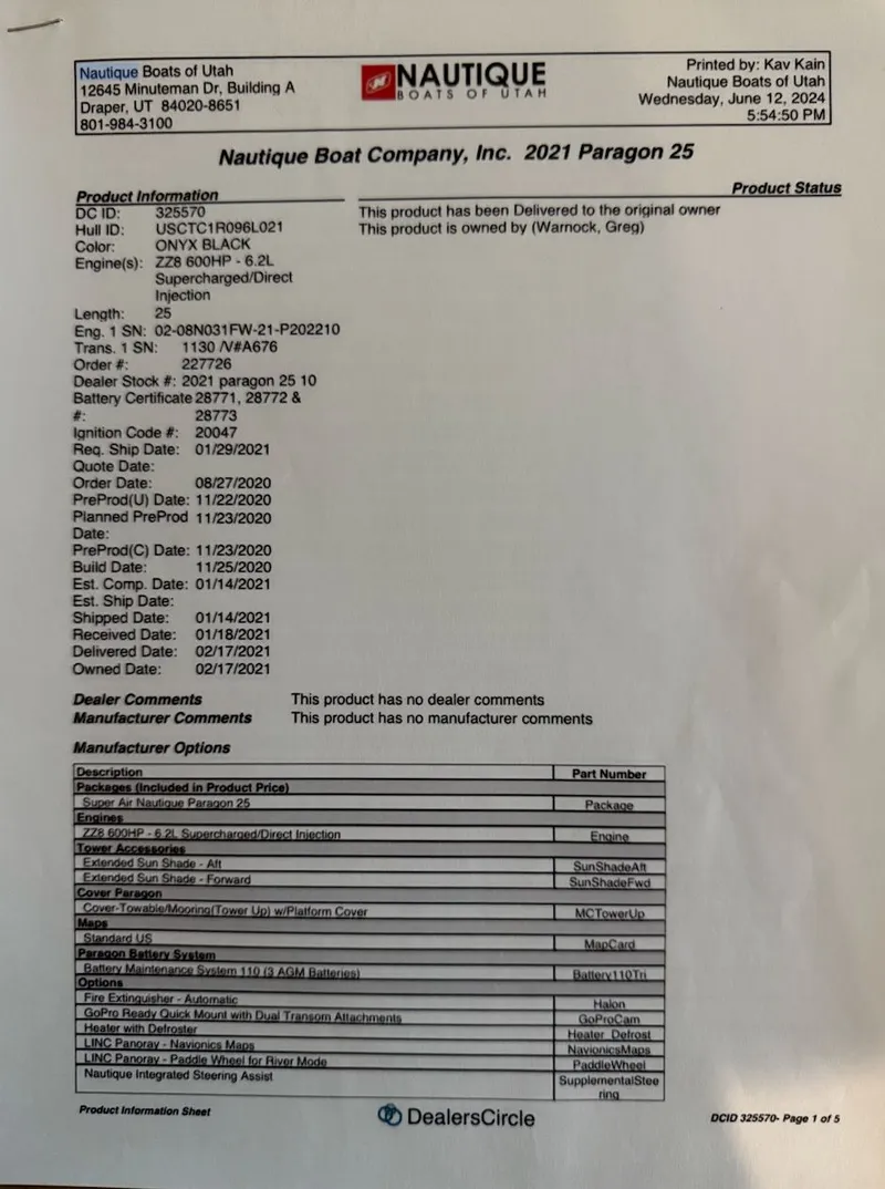 Slide: The Image of Nautique Super Air Nautique G25 Paragon 2021 - 27