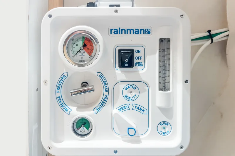 Slide: The Image of Rainman water system on Fountaine Pajot Helia 44 Evolution 2017. - 46