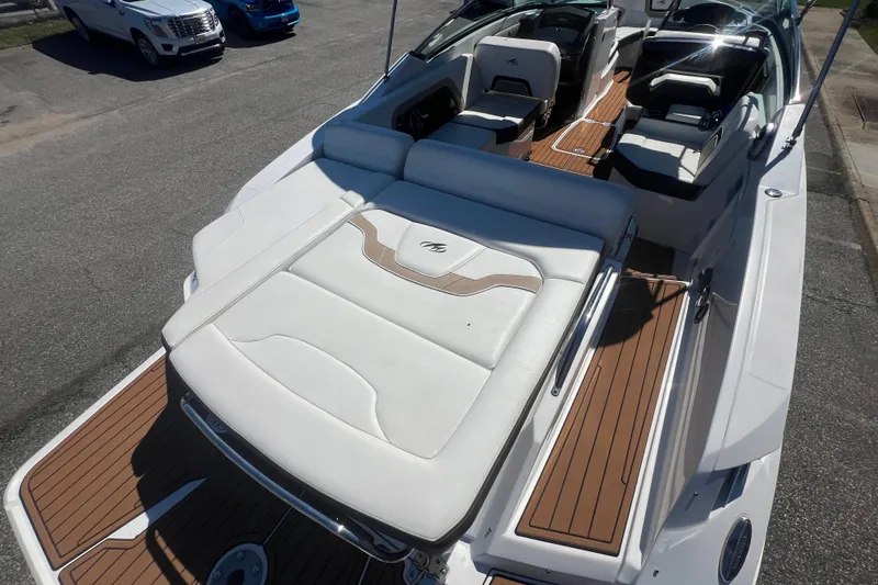 Slide: The Image of 2017 Monterey 298SS Super Sport boat with sleek interior and spacious seating. - 25