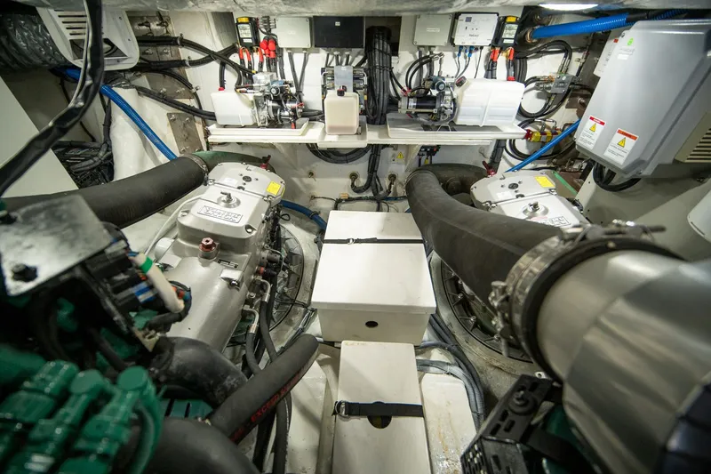 Slide: The Image of Engine room of Schaefer 510 GT yacht, 2023 model. - 37