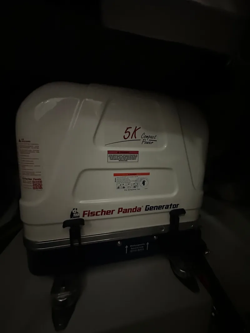 Slide: The Image of Fischer Panda generator in Galeon 325 GTO 2024 boat. - 17