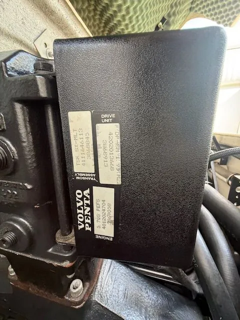 Slide: The Image of Volvo Penta drive unit in a 2001 Crownline 230 CCR. - 12