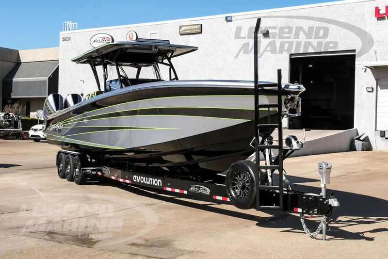 Slide: The Image of Nor-Tech 390 Sport Cuddy Center Console 2026 - 2