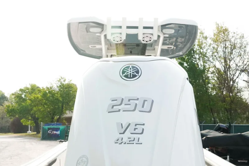 Slide: The Image of 2026 Tidewater 2300 Carolina Bay boat with Yamaha 250 V6 engine. - 26