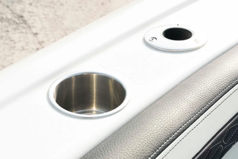 Slide: The Image of Cup holder and rod holder on 2026 Tidewater 2300 Carolina Bay boat. - 33
