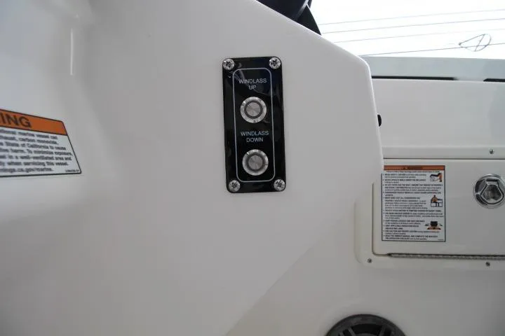 Slide: The Image of Control panel on 2026 Sea Fox 268 Traveler boat with windlass buttons. - 18