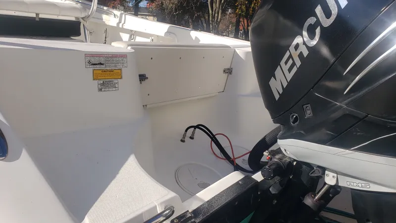 Slide: The Image of 2009 Triton 225 CC boat with Mercury outboard motor. - 26