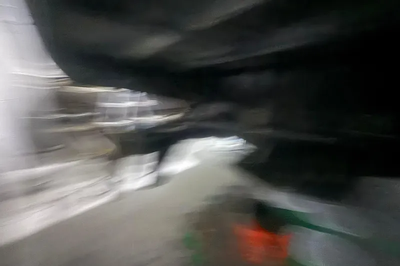 Slide: The Image of Blurry image of a 1999 Diaship 53 interior, showing indistinct details. - 72