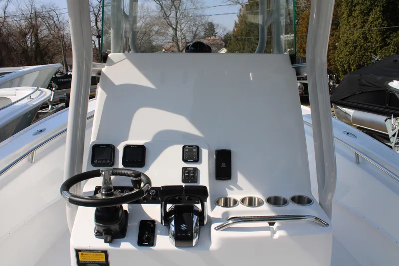 Slide: The Image of Helm console of Cape Horn 24 XS boat, year 2026. - 17