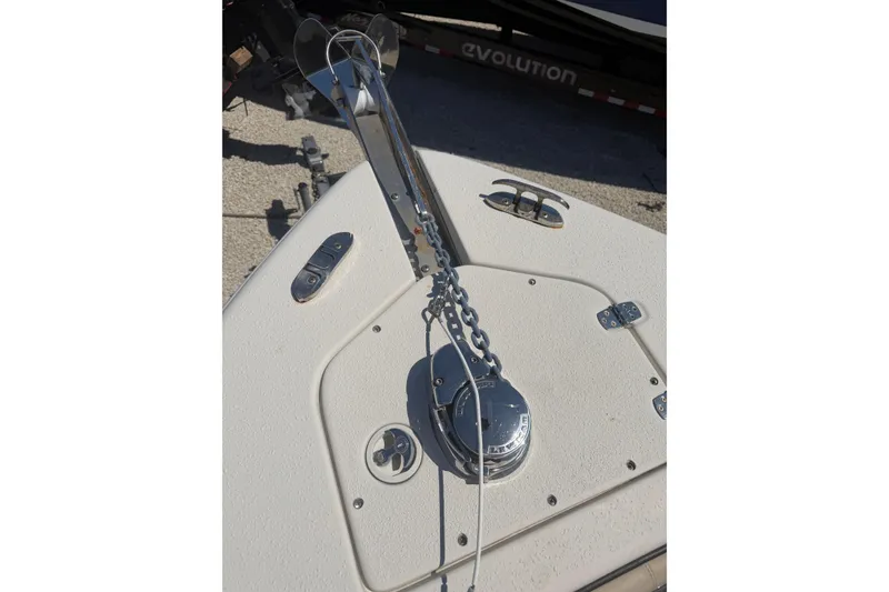 Slide: The Image of Bow of 2022 Sea Chaser 22 HFC with anchor and chain mechanism. - 13