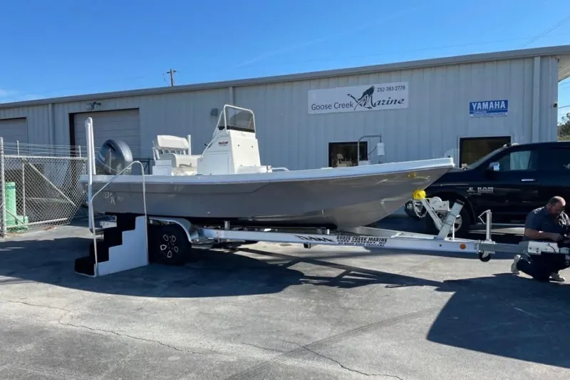 Slide: The Image of 2022 BayRider Kencraft 219 Bay boat on trailer at Goose Creek Marine. - 31