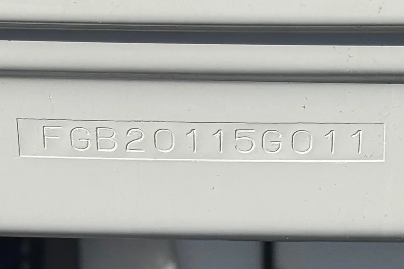 Slide: The Image of Hull identification number on 2011 Chaparral 267 SSX boat. - 40
