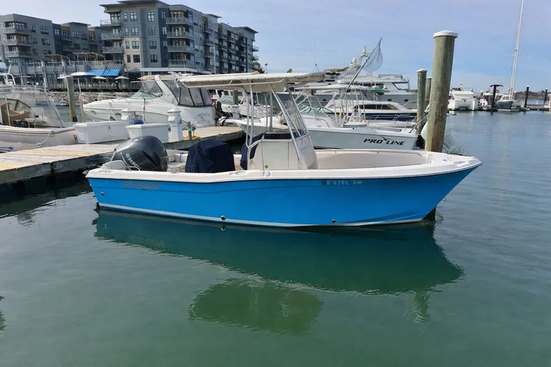 The Image of 2011 Grady-White Fisherman 209 boat docked in marina. - 0