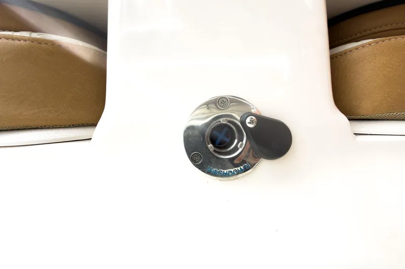Slide: The Image of 2025 Carolina Skiff 21 Ultra Elite washdown fitting detail. - 33