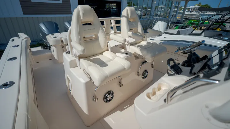 Slide: The Image of Interior of 2019 Grady-White Canyon 306 boat. - 17