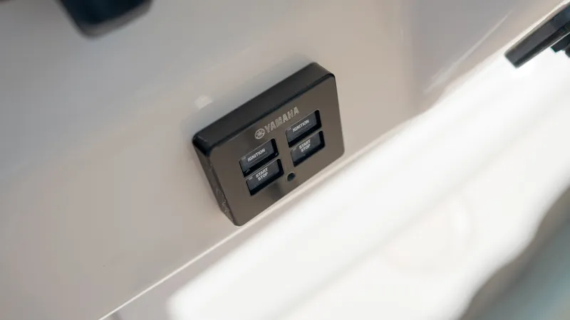 Slide: The Image of Yamaha ignition switch on 2019 Grady-White Canyon 306. - 31