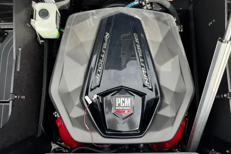Slide: The Image of Engine of 2022 Nautique Super Air Nautique G25 Paragon with PCM marine engine. - 28