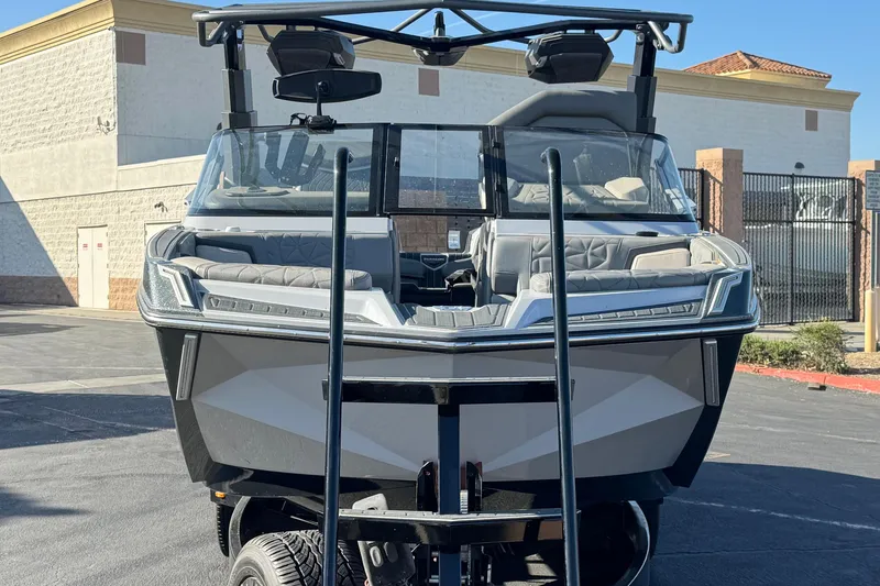 Slide: The Image of 2022 Nautique Super Air Nautique G25 Paragon, close-up of sleek exterior design details. - 4