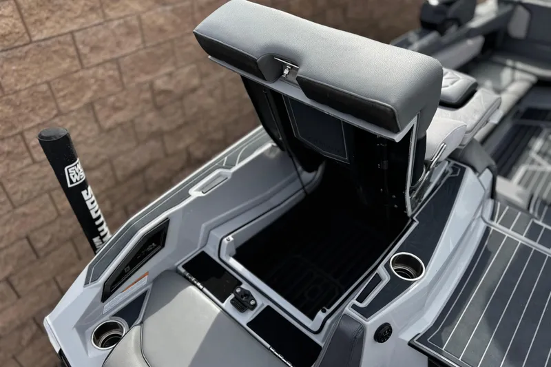 Slide: The Image of 2022 Nautique Super Air Nautique G25 Paragon interior storage compartment. - 41