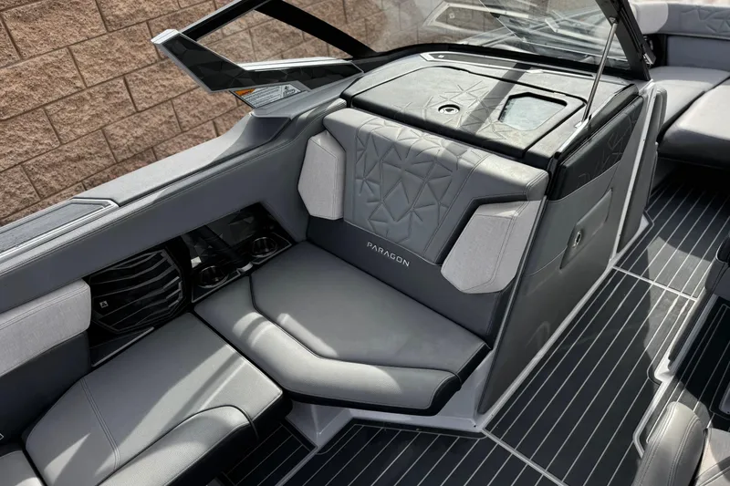 Slide: The Image of 2022 Nautique Super Air Nautique G25 Paragon interior with luxurious seating and sleek design. - 44