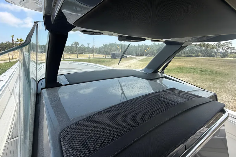 Slide: The Image of 2018 Nor-Tech 452 Super Fish boat with sleek design and modern features. - 28