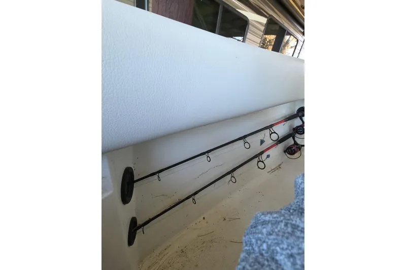 Slide: The Image of Battery switch on a 2022 Sailfish 220 WAC boat interior. - 36