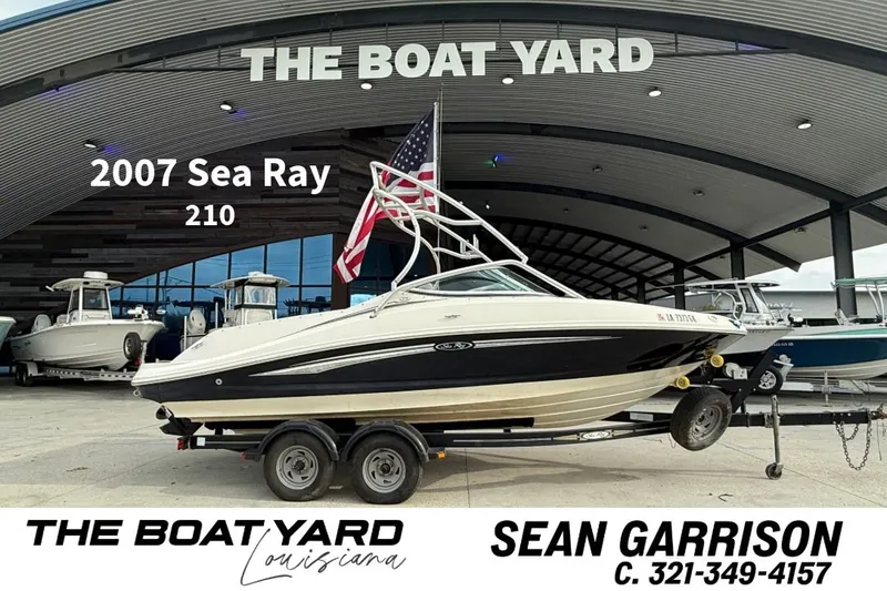 The Image of 2007 Sea Ray 210 boat at The Boat Yard Louisiana. - 1