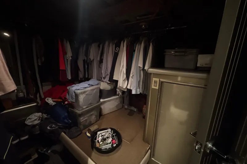 Slide: The Image of Bathroom interior of 1997 Tarrab 77 Motor Yacht with shower and sink. - 51