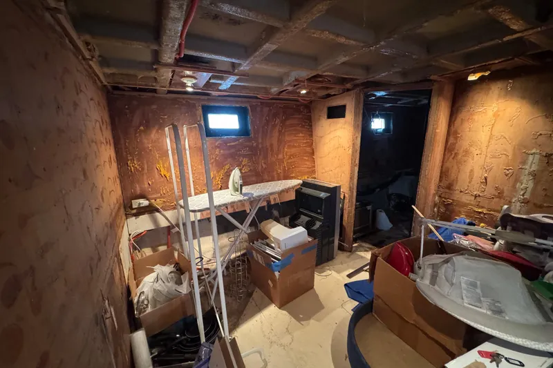 Slide: The Image of Storage room on 1997 Tarrab 77 Motor Yacht with supplies and equipment. - 56