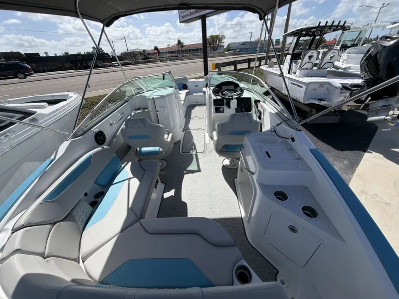 Slide: The Image of Interior view of Hurricane 2400 SD boat, model year 2026. - 20