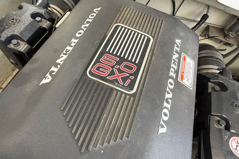 Slide: The Image of Volvo Penta 5.0 GXi engine in a 2005 Cobalt 282 boat. - 20